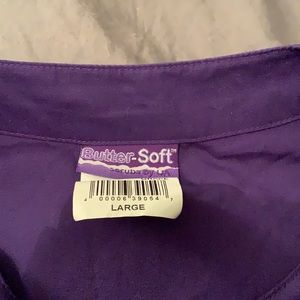 Long Sleeve Purple Scrub Jacket